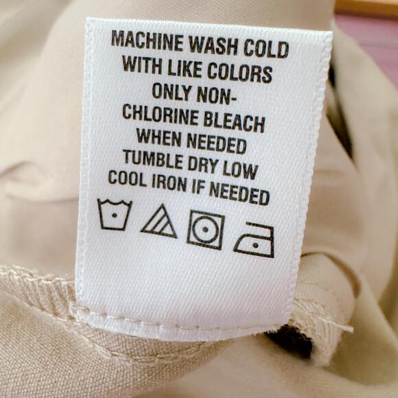 Vince Camuto Elastic Waist Wide Leg Dress Pants Trousers Oxford Tan Size 16 NWT - Picture 9 of 9